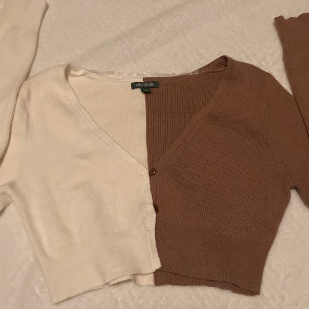 Button-up crop top.